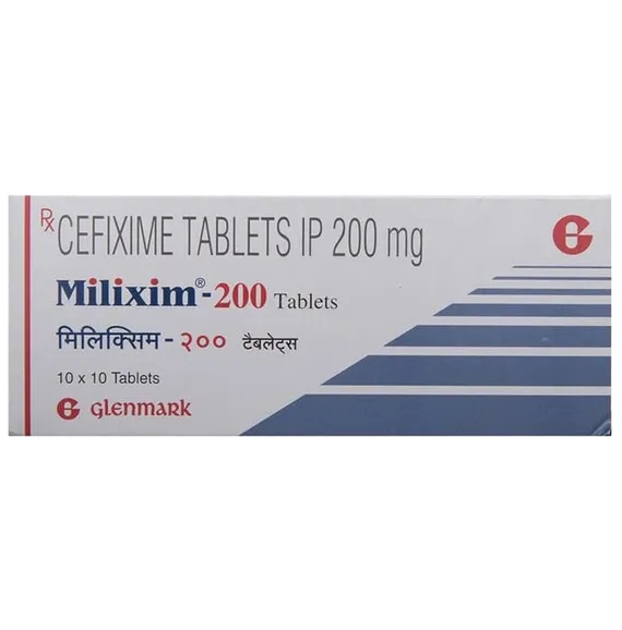 milixim 200mg tablet 10's